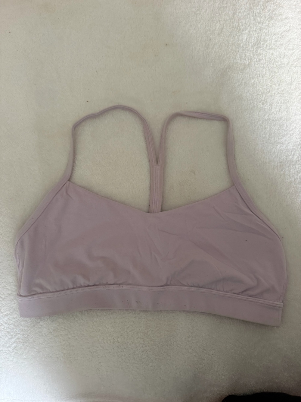 lululemon athletica Light Mauve Strappy Sports Bra